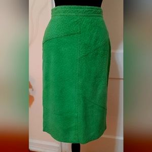 Escada Suede Leather Skir